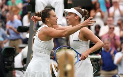 Sabalenka ousts former doubles partner Mertens to reach Wimbledon quarter-finals