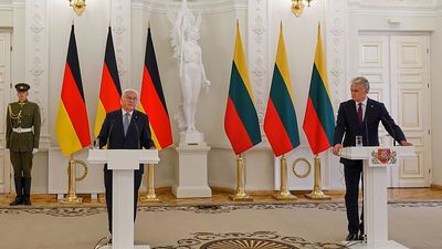 German President in Vilnius: "Your security is our security".