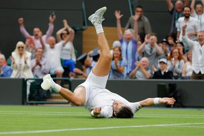 Cameron Norrie sinks Jarry in five-set Wimbledon epic to set up Alcaraz quarter-final