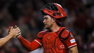 Reds Catcher Tyler Stephenson Got 'Talladega Nights'-Inspired Gear for Speedway Classic