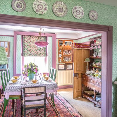'My style is colourful maximalism with a plethora of curated antiques'