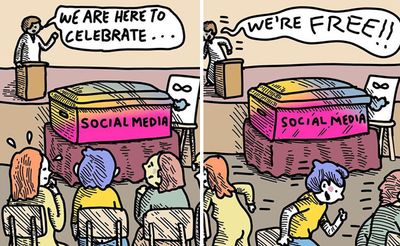 28 Relatable And Funny Comics About The Little Moments In Life, Mental Health Issues, And Other Situations Made By This Artist (New Pics)