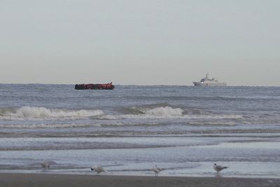 French police are slashing migrant boats but they're still determined to reach the UK