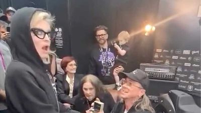 Kelly Osbourne and Sid Wilson got engaged at Black Sabbath's final show and Ozzy's reaction was priceless
