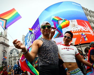 LGBTQ+ figures criticise supreme court’s gender ruling at London Pride