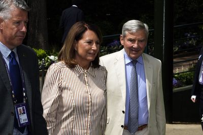 Princess of Wales’s parents attend day eight of Wimbledon