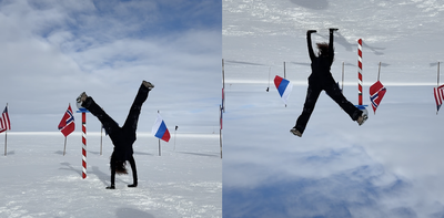 Are people at the South Pole upside down?