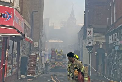 Police arrest man on suspicion of arson following fire on Electric Avenue