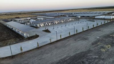 The World's Largest Tesla Supercharger Station Is Entirely Off-Grid