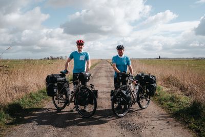'If we're going that far around, why don't we just go the whole hog' – One record down, one to go as father-son duo cycle the globe