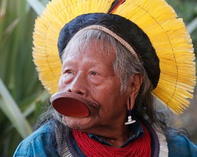 Bolsonaro wanted to exterminate us, claims Indigenous leader Raoni Metuktire