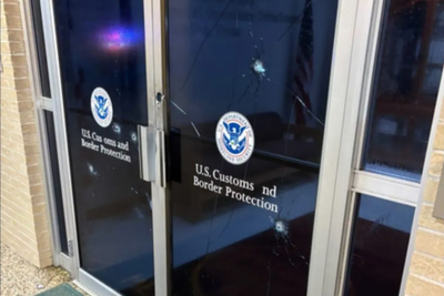 Shooter is killed after opening fire at border agents as they arrived to work