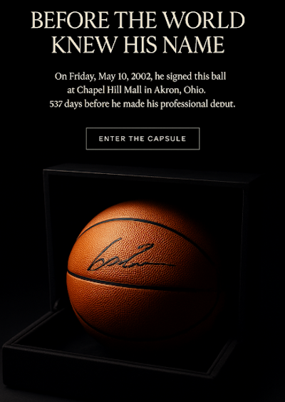 The Origin Capsule: A Modern Icon's Legacy Sealed in Time