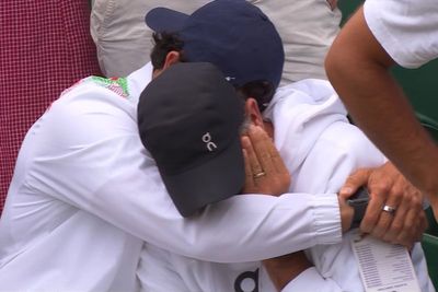 Wimbledon star Flavio Cobolli’s family breaks down in tears following monumental win