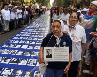 Man kidnapped by Argentina’s military regime as baby is reunited with relatives