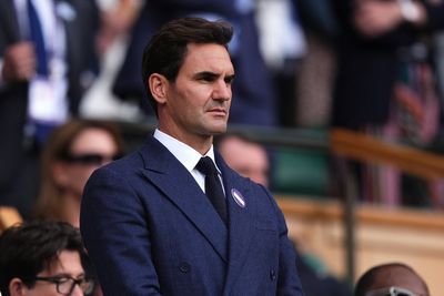 Roger Federer reacts in Royal Box to Grigor Dimitrov’s dramatic Wimbledon exit