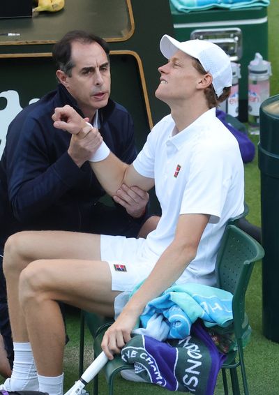 Jannik Sinner set for injury scan as Wimbledon quarter-final thrown into doubt