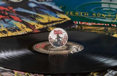 Iron Maiden bestowed with 50th anniversary coin by Royal Mint