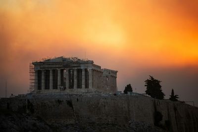 Acropolis Shuts, Outdoor Work Halted As Heatwave Scorches Greece