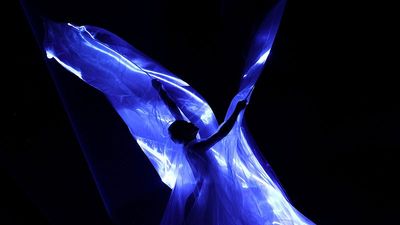 Iris Van Herpen unveils extraordinary bioluminescent algae dress at Paris Couture Week