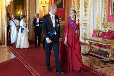 French state visit fashion: Princess of Wales wears Givenchy to her first state banquet in two years