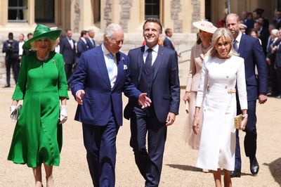 King and Queen roll out red carpet for the Macrons during French state visit