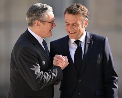 ‘Now Brexit is behind us’: what’s at stake as Macron makes state visit to the UK?
