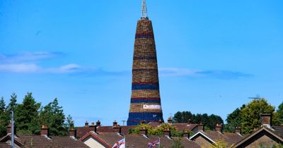 Scottish depot trying to get back pallets used in huge loyalist bonfire