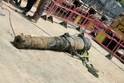 What a suspected bomb at a Hong Kong construction site turned out to be