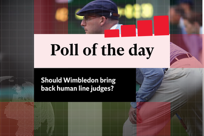 Voices: Poll of the day: After another AI blunder, should Wimbledon bring back human line judges?