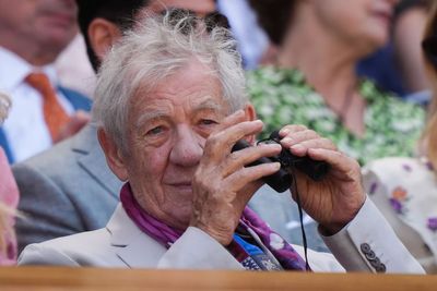 Sir Ian McKellen and Sienna Miller among acting stars in Wimbledon Royal Box