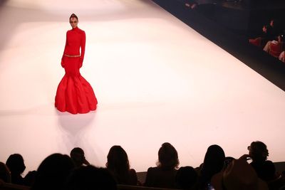 Stéphane Rolland lets couture speak for itself with space-age glamor