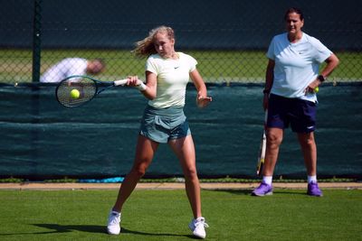 Mirra Andreeva focused on Wimbledon prize under Conchita Martinez’s watchful eye