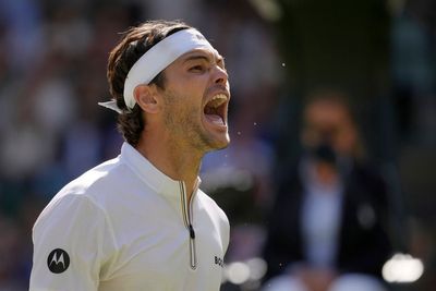 Wimbledon: Taylor Fritz beats Karen Khachanov for his first semifinal at the grass-court Slam