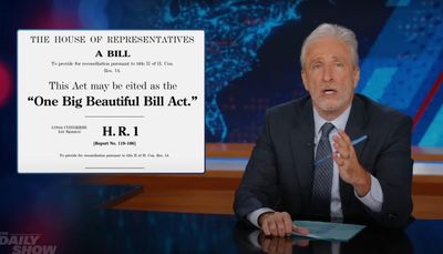 Jon Stewart on Trump’s sweeping bill: ‘What is Ice going to do when they have real money?’