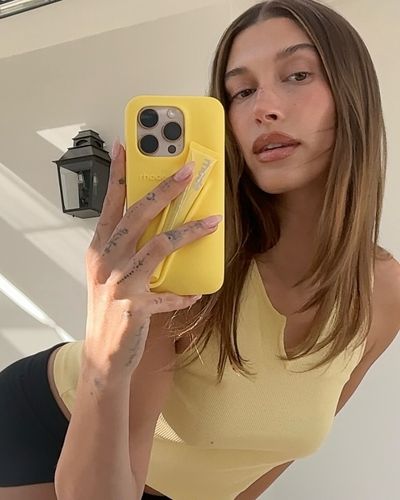 Jane-of-all-Trades Hailey Bieber Made It so You Can Match Your Phone Case to Your Lip Tint