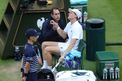 Fears elbow injury could put Sinner’s Wimbledon campaign in doubt