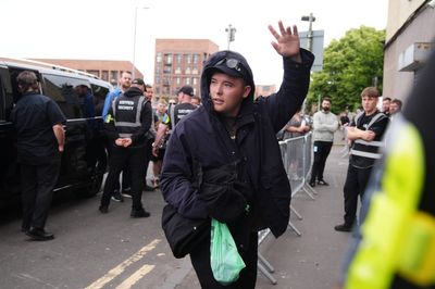 Kneecap fans at Glasgow gig rally around trio after festival slot cancelled