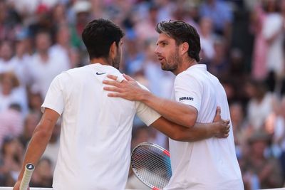 Wimbledon’s last British hope Cameron Norrie swept aside by Carlos Alcaraz