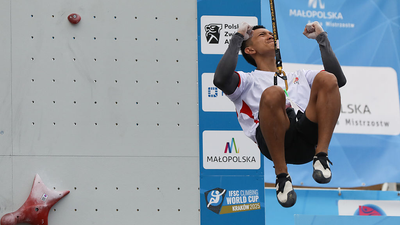 Indonesian climbers do the double as underdogs thrive in a thrilling speed climbing round of the 2025 Climbing World Cup