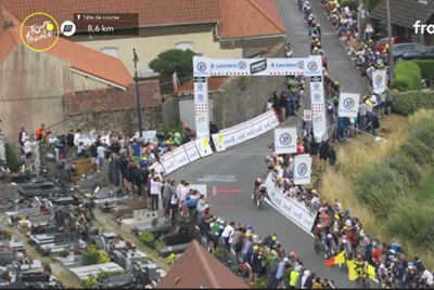 'An enormous lack of respect' - fans standing on cemetery graves to watch Tour de France stage 2 finale sparks indignation