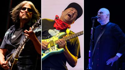The ‘metal Yardbirds’ assemble at Back to the Beginning – as Billy Corgan, Adam Jones and Tom Morello put on a supergroup set that’s been years in the making