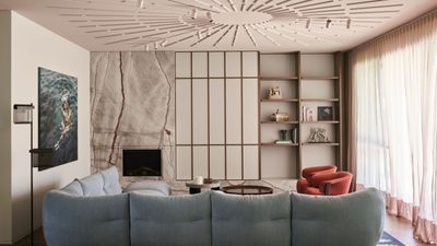 Stained Glass Meets Starburst Ceilings and a Pastel Palette in This Historic Home in Melbourne