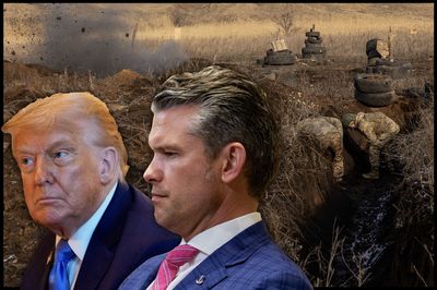 'Clueless' Trump and Hegseth Caught Whispering Before Passing Off Russia Question: 'I'm Not Really Qualified'