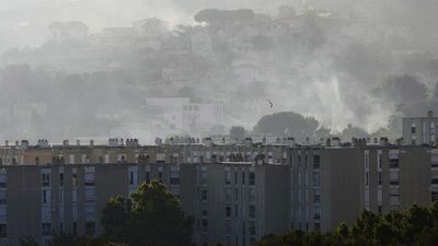 More than 100 injured and hundreds more evacuated as wildfire rages near French city of Marseille