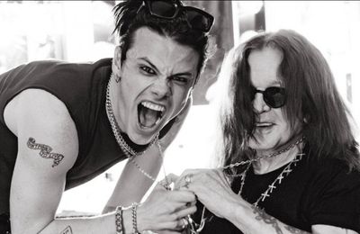 Yungblud gifts custom cross to Ozzy Osbourne before farewell concert