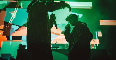 Pictures show Kneecap performing at sold-out Glasgow show