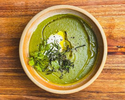 How to turn broad bean pods into a refreshing summer soup – recipe
