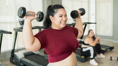 This trainer combines Pilates and weight training to build full-body muscle—these are her top three dumbbell exercises