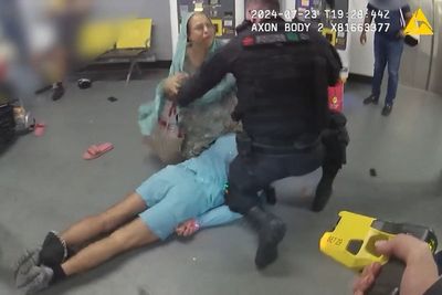 Police officer denies he ‘lost control’ in aftermath of alleged airport assault